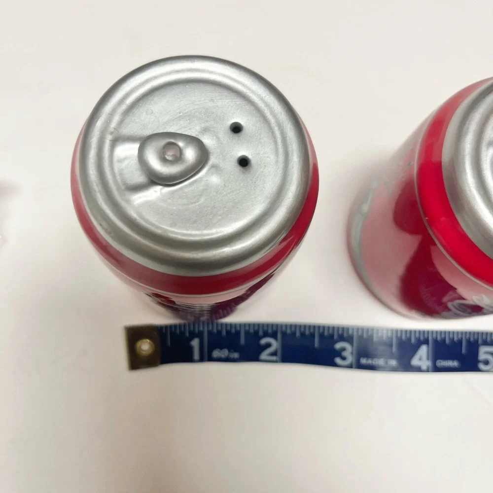 Vintage Coca-cola salt and pepper shaker cans